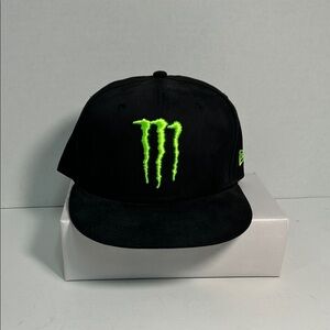 New Era Monster Energy Snapback Hat - Embroidered Green Logo